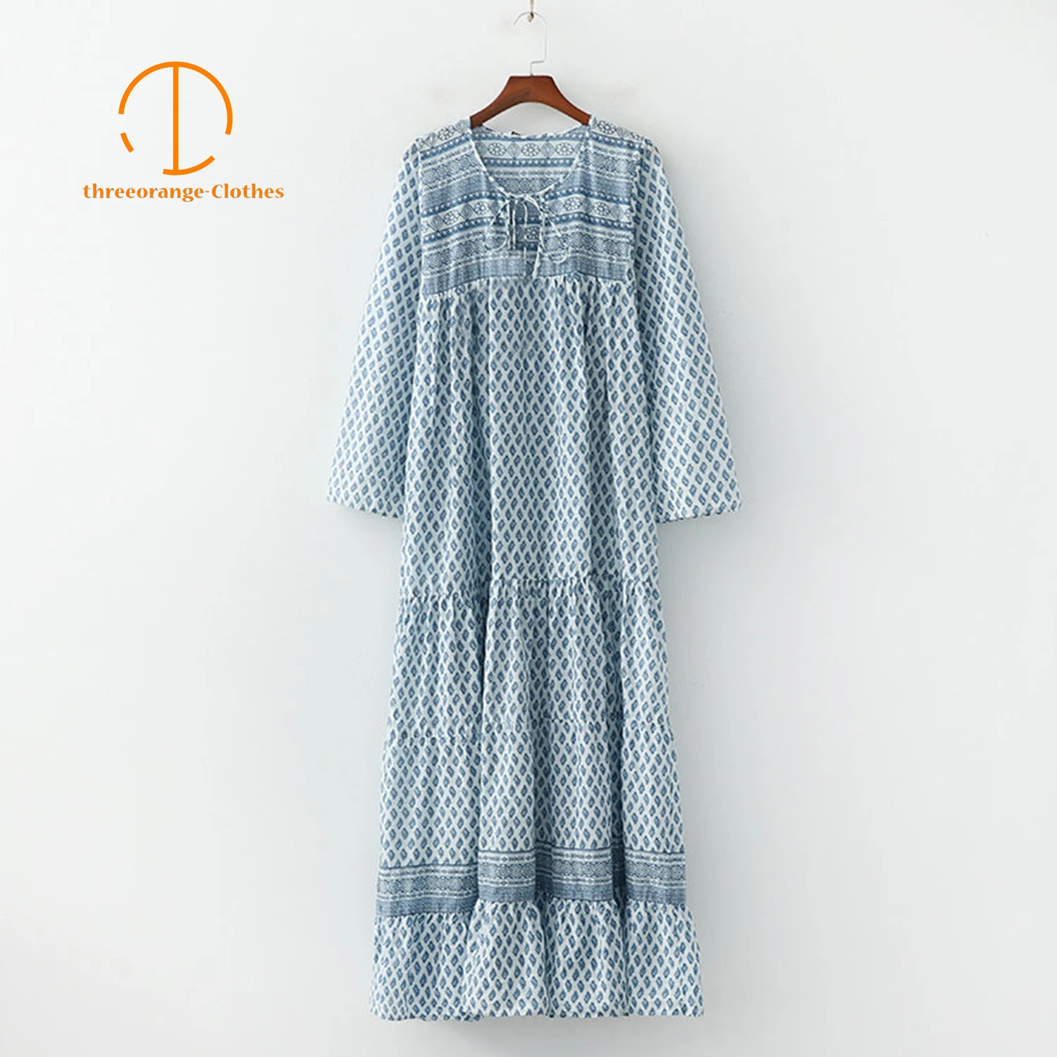 Summer vintage dress women satin light O neck front lace up hollow full sleeve patchwork hemline Fashion Casual loose midi dress
Summer vintage dress women satin light O neck front lace up hollow full sleeve patchwork hemline Fashion Casual loose midi dress