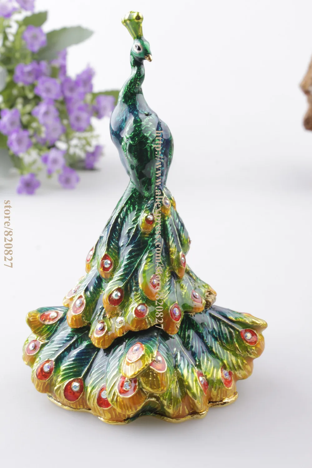 Pretty Peacock Hinged Pewter Trinket Box Product Details Peacock Jeweled Crystal Trinket Box Peacock Hinged Pewter Trinket Box
Pretty Peacock Hinged Pewter Trinket Box Product Details Peacock Jeweled Crystal Trinket Box Peacock Hinged Pewter Trinket Box