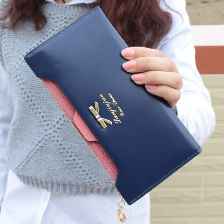 2017 Fashion PU Women Wallet Multifunctional Long Wallet Change Clasp Lady Handbag Thin Card Holder Cuero Portefeuille Femme
2017 Fashion PU Women Wallet Multifunctional Long Wallet Change Clasp Lady Handbag Thin Card Holder Cuero Portefeuille Femme