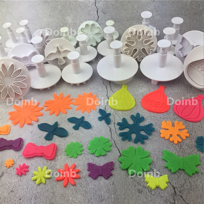 Doinb 28 Shapes Fondant Cutter for Cake Decorating Tools Plastic Mold Creative Mold Sugar Craft Mold Cookie Cutting Mould Set
Doinb 28 Shapes Fondant Cutter for Cake Decorating Tools Plastic Mold Creative Mold Sugar Craft Mold Cookie Cutting Mould Set
