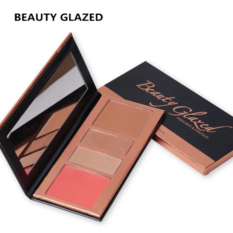 BEAUTY GLAZED Brand 4 Colors Highlighter Blush Bronzer Powder Long-lasting Easy to Wear Palette Matte Glitter Powder Cosmetic
BEAUTY GLAZED Brand 4 Colors Highlighter Blush Bronzer Powder Long-lasting Easy to Wear Palette Matte Glitter Powder Cosmetic