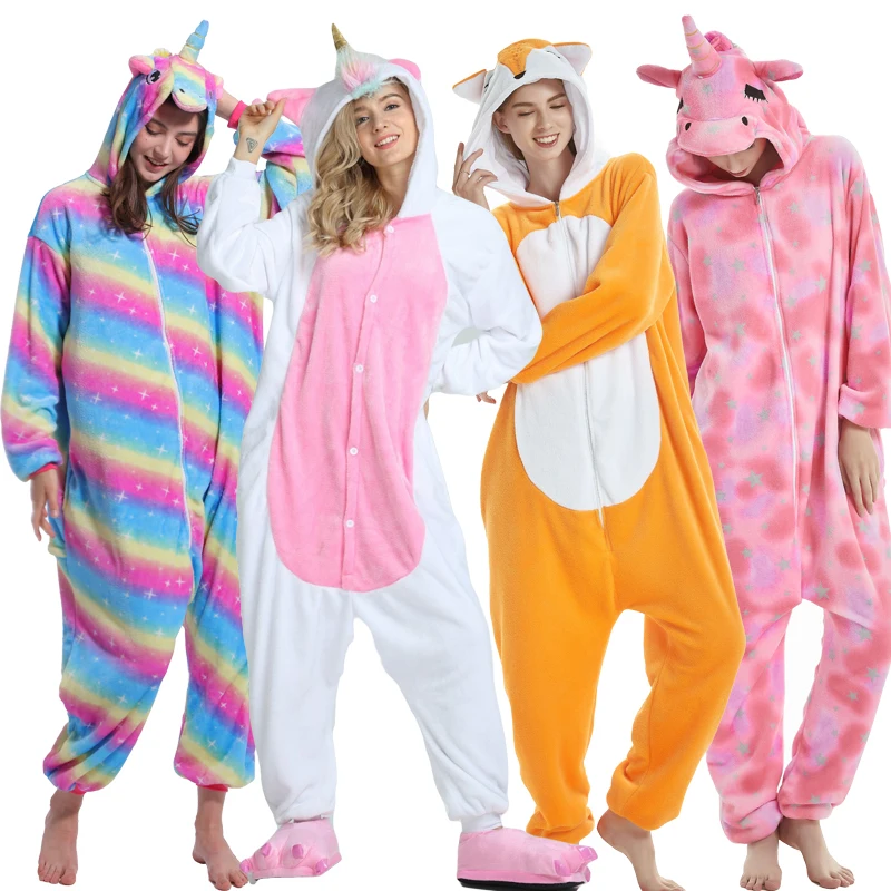 Women Kigurumi Unicorn Pajamas Animal Cartoon Onesie Girl Sleepwear Adult Licorne Panda Pajama Winter Flannel Nightwear Jumpsuit
Women Kigurumi Unicorn Pajamas Animal Cartoon Onesie Girl Sleepwear Adult Licorne Panda Pajama Winter Flannel Nightwear Jumpsuit