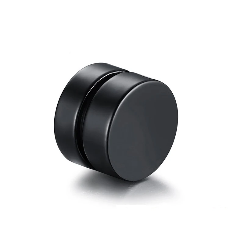 Magnet Clip Round Stud Earrings Black Magnetic punk cool rock hiphop Men charms Women Free Shipping Lovely gift Fashion jewelry
Magnet Clip Round Stud Earrings Black Magnetic punk cool rock hiphop Men charms Women Free Shipping Lovely gift Fashion jewelry