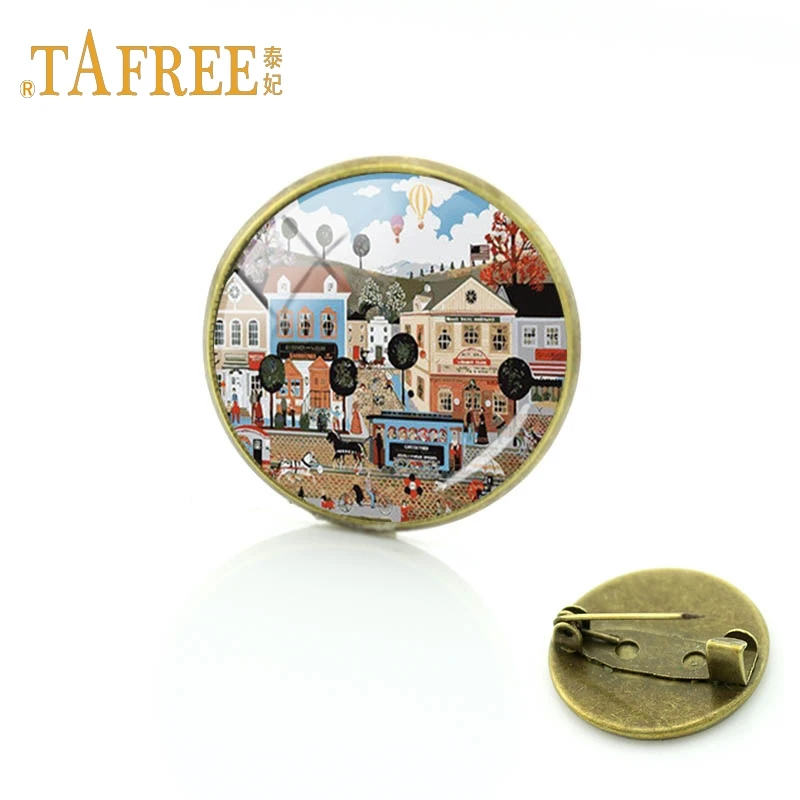 TAFREE Fashion vintage Brooch Time gems vintage ornaments Art Picture hot air balloon Women dress Brooch jewelry TB225
TAFREE Fashion vintage Brooch Time gems vintage ornaments Art Picture hot air balloon Women dress Brooch jewelry TB225