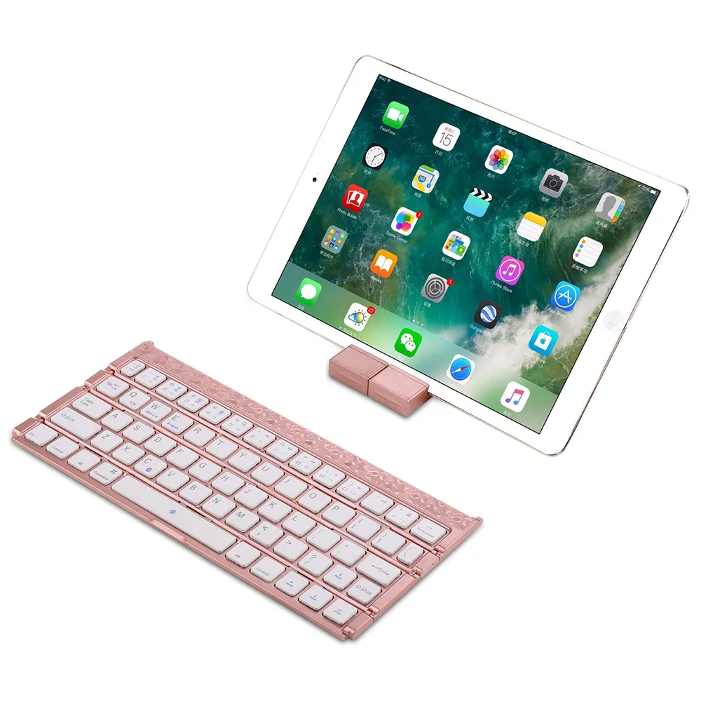 Для iPad mini 1/2/3/4 тонкая Мини Складная портативная перезаряжаемая Беспроводная Bluetooth Русская/Иврит Клавиатура с подставкой
Для iPad mini 1/2/3/4 тонкая Мини Складная портативная перезаряжаемая Беспроводная Bluetooth Русская/Иврит Клавиатура с подставкой