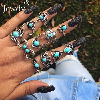 11 PCS/Set Vintage Mix Design Stone Knuckle Rings Set For Women Boho Geometric Pattern Flower Rings Party Bohemian Jewelry 2020
11 PCS/Set Vintage Mix Design Stone Knuckle Rings Set For Women Boho Geometric Pattern Flower Rings Party Bohemian Jewelry 2020