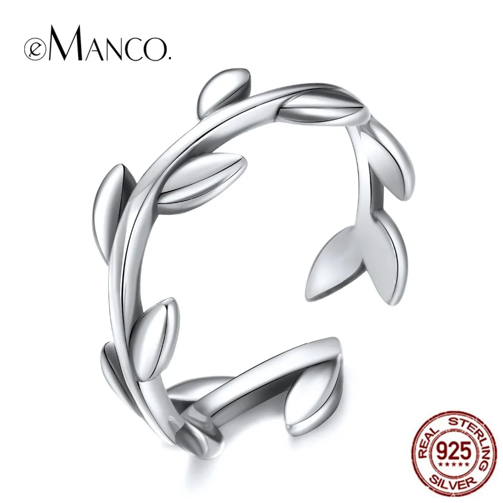 eManco 925 Silver Rings Small Leaf Open Ring Romantic Trendy Plant Fashion Accessories New Arrivals Anneaux pour les femmes
eManco 925 Silver Rings Small Leaf Open Ring Romantic Trendy Plant Fashion Accessories New Arrivals Anneaux pour les femmes