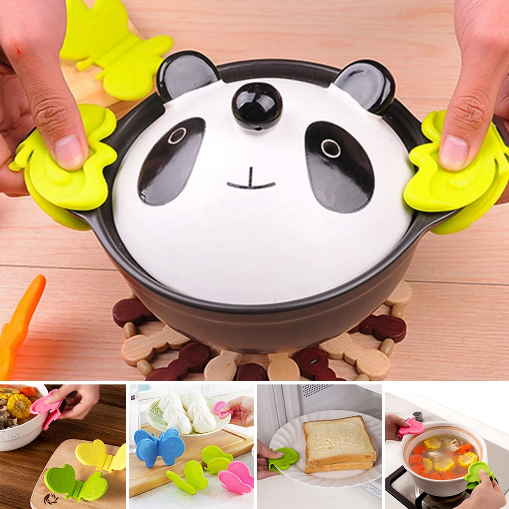 1PC Butterfly Grab Mitt Silicone Hot Dish Plate Bowl Pot Holder Carrier Anti-Scald Clamp Magnetic Fridge Clip Handy kitchen Tool
1PC Butterfly Grab Mitt Silicone Hot Dish Plate Bowl Pot Holder Carrier Anti-Scald Clamp Magnetic Fridge Clip Handy kitchen Tool