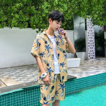 2019 Spring And Summer New Chinese Style Men Comfortable High Quality Super Fire Harajuku Hawaii Travel Wear Loose Casual Suit 
2019 Spring And Summer New Chinese Style Men Comfortable High Quality Super Fire Harajuku Hawaii Travel Wear Loose Casual Suit