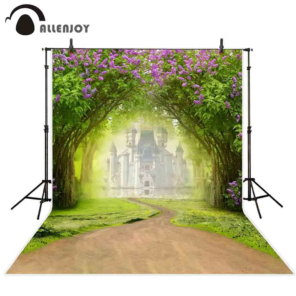 Allenjoy flowers photography backdrops Curved Trail unreal Castle spring photo background tree forest photocall photo zone
Allenjoy flowers photography backdrops Curved Trail unreal Castle spring photo background tree forest photocall photo zone