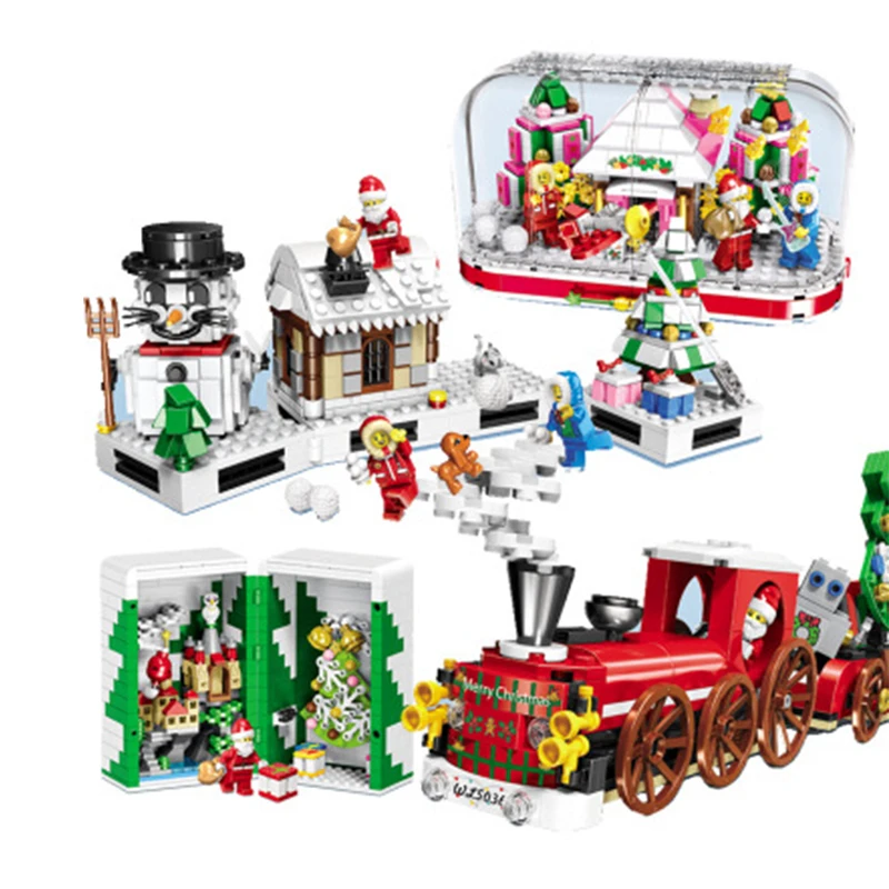 Christmas Tree Blocks Girls Winter Snow Villages Modular Creator Santa Reindeer Building Block Brick Set Compatible Toys
Christmas Tree Blocks Girls Winter Snow Villages Modular Creator Santa Reindeer Building Block Brick Set Compatible Toys