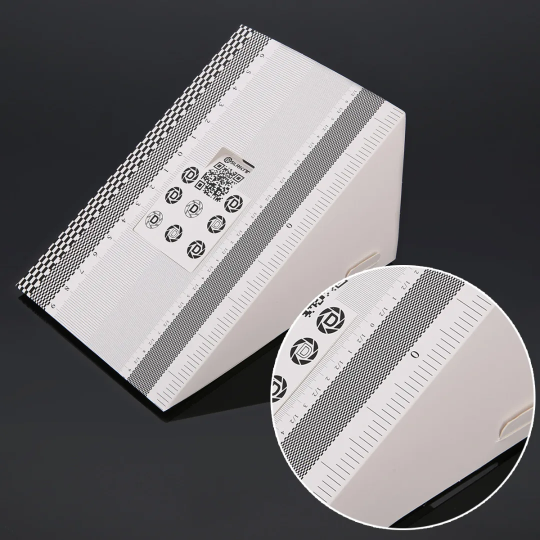 1pc Folding Card Lens Focus Tool Professional Calibration Alignment AF Micro Adjustment Ruler Chart Mayitr