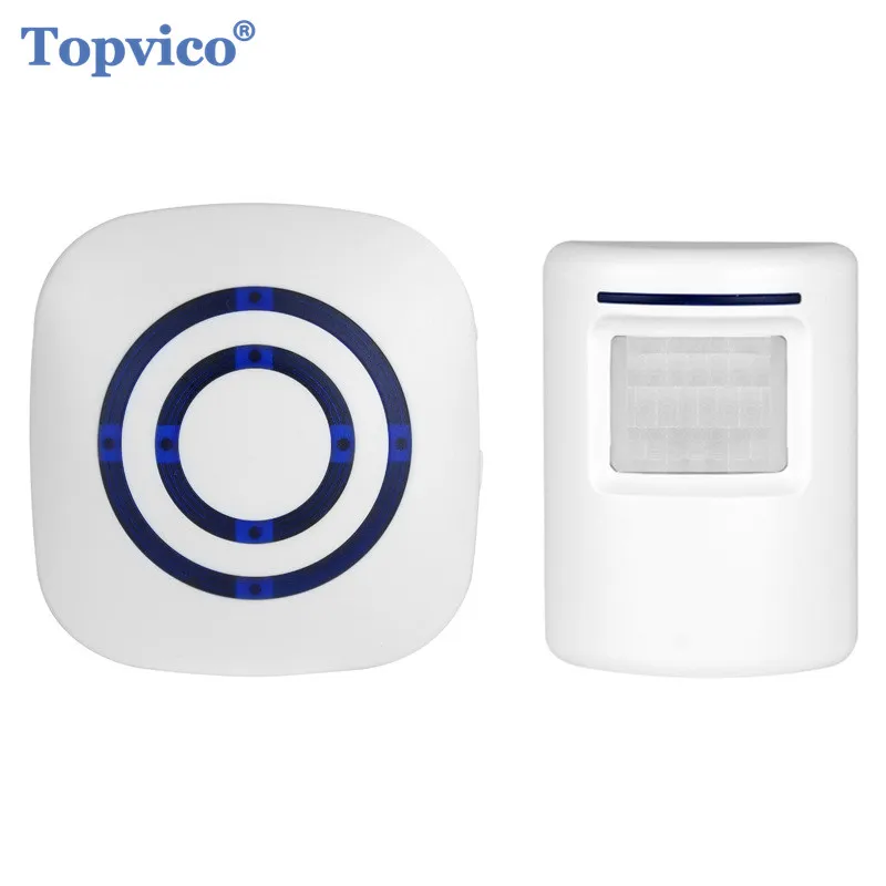 Topvico Motion Sensor Detector Alarm + Receiver Doorbell 90dB Wireless PIR Infrared Anti-theft Home Store Alarm Systems Security
Topvico Motion Sensor Detector Alarm + Receiver Doorbell 90dB Wireless PIR Infrared Anti-theft Home Store Alarm Systems Security