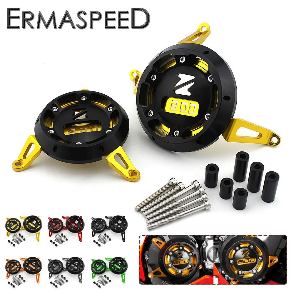 CNC Aluminium Motorcycle Left And Right Side Engine Cover Protector Gold Red Black Orange Titanium for KAWASAKI Z800 2013-2017
CNC Aluminium Motorcycle Left And Right Side Engine Cover Protector Gold Red Black Orange Titanium for KAWASAKI Z800 2013-2017