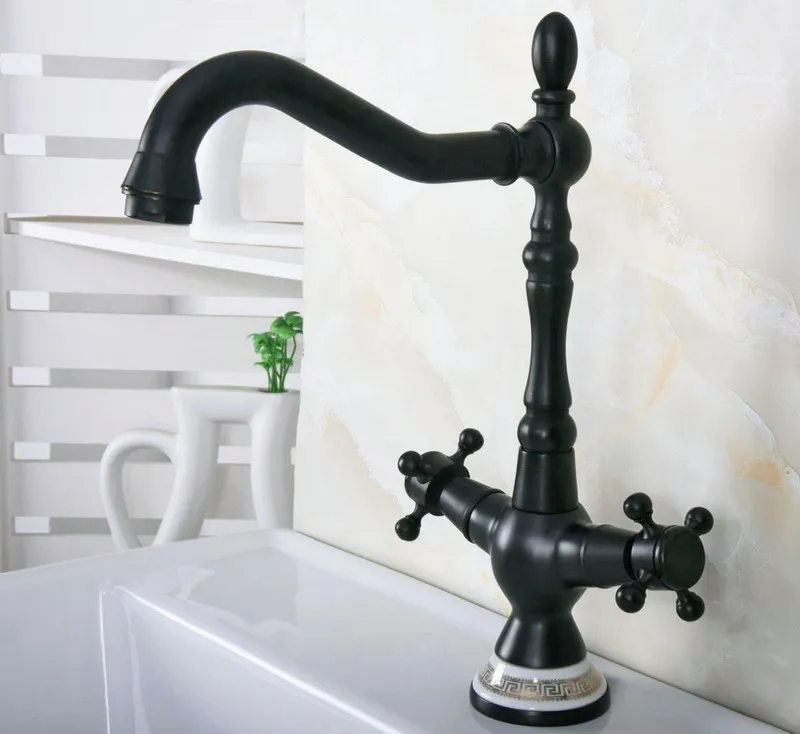 Oil Rubbed Bronze Dual Cross Handles Ceramic Base Bathroom Kitchen Basin Sink Faucet Mixer Tap Swivel Spout Deck Mounted mnf647
Oil Rubbed Bronze Dual Cross Handles Ceramic Base Bathroom Kitchen Basin Sink Faucet Mixer Tap Swivel Spout Deck Mounted mnf647