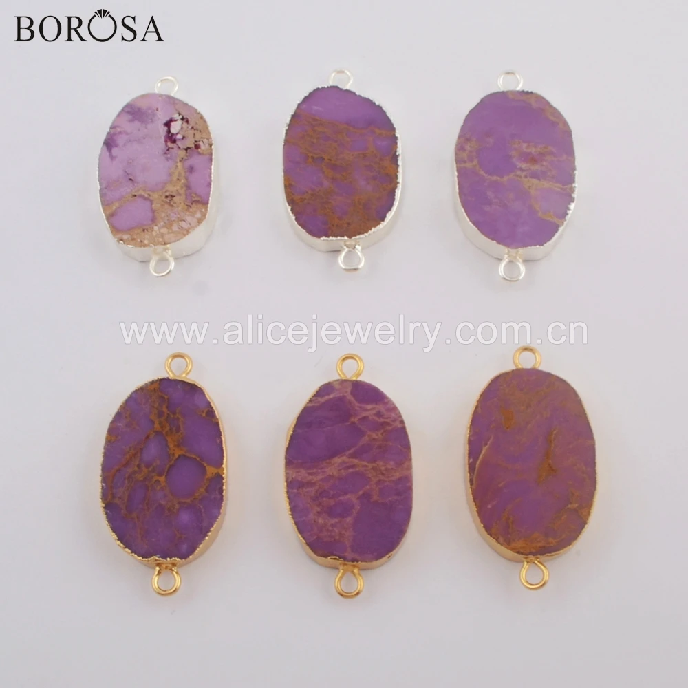 BOROSA 10PCS Irregular Muscovite Sugilite Connector New Arrival Natural Stone Connectors G1749
BOROSA 10PCS Irregular Muscovite Sugilite Connector New Arrival Natural Stone Connectors G1749