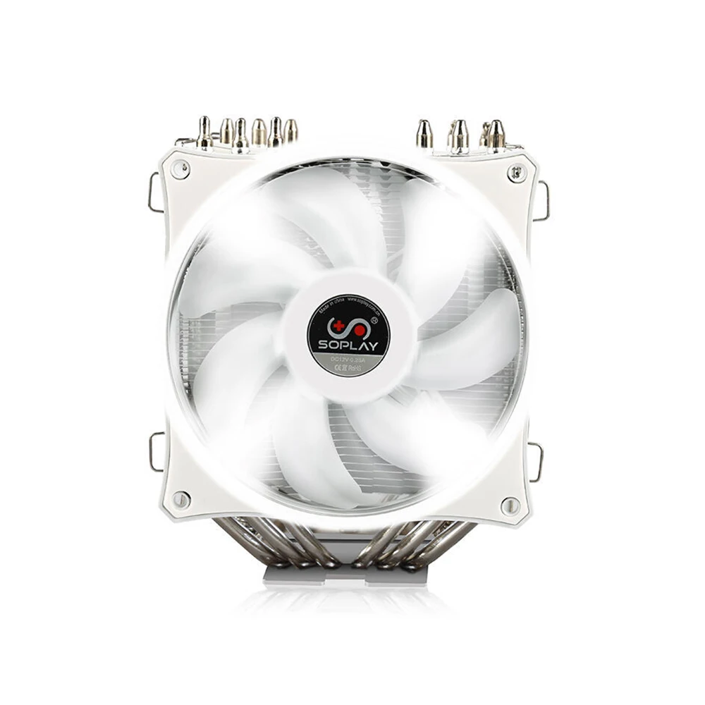 SOPLAY V587 Radiator Two-tower 6 Copper Pipe AMD/Intel Cooler Computer CPU Cooler Fan Support Intel LGA 1150/1155/1156/2011 AMD FM2/FM1/940
SOPLAY V587 Radiator Two-tower 6 Copper Pipe AMD/Intel Cooler Computer CPU Cooler Fan Support Intel LGA 1150/1155/1156/2011 AMD FM2/FM1/940
