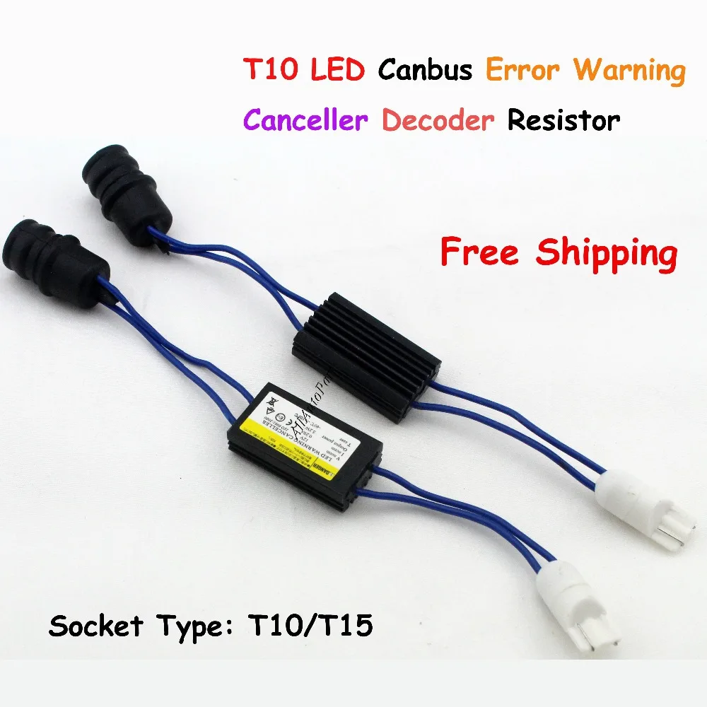 2 Pcs 12V LED Warning Canceller Decoder 501 T10 W5W NO Canbus OCB Error Load Resistor
2 Pcs 12V LED Warning Canceller Decoder 501 T10 W5W NO Canbus OCB Error Load Resistor