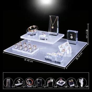 Clear Acrylic Necklace Tray Ring Organizer Earring Case Jewelry Set Display Stands Bracelet Holder Pendant Display Props
Clear Acrylic Necklace Tray Ring Organizer Earring Case Jewelry Set Display Stands Bracelet Holder Pendant Display Props