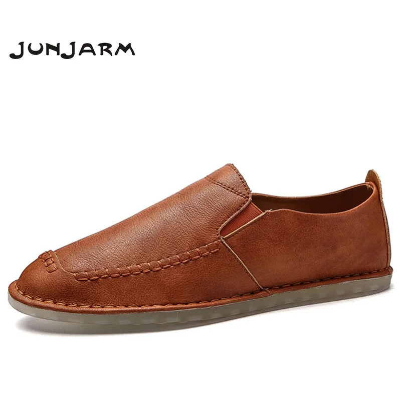JUNJARM 2019 Handmade Men Loafers Split Leather Men Casual Shoes Breathable Mens Slip On Moccasins Shoes Plus Size 38-47
JUNJARM 2019 Handmade Men Loafers Split Leather Men Casual Shoes Breathable Mens Slip On Moccasins Shoes Plus Size 38-47