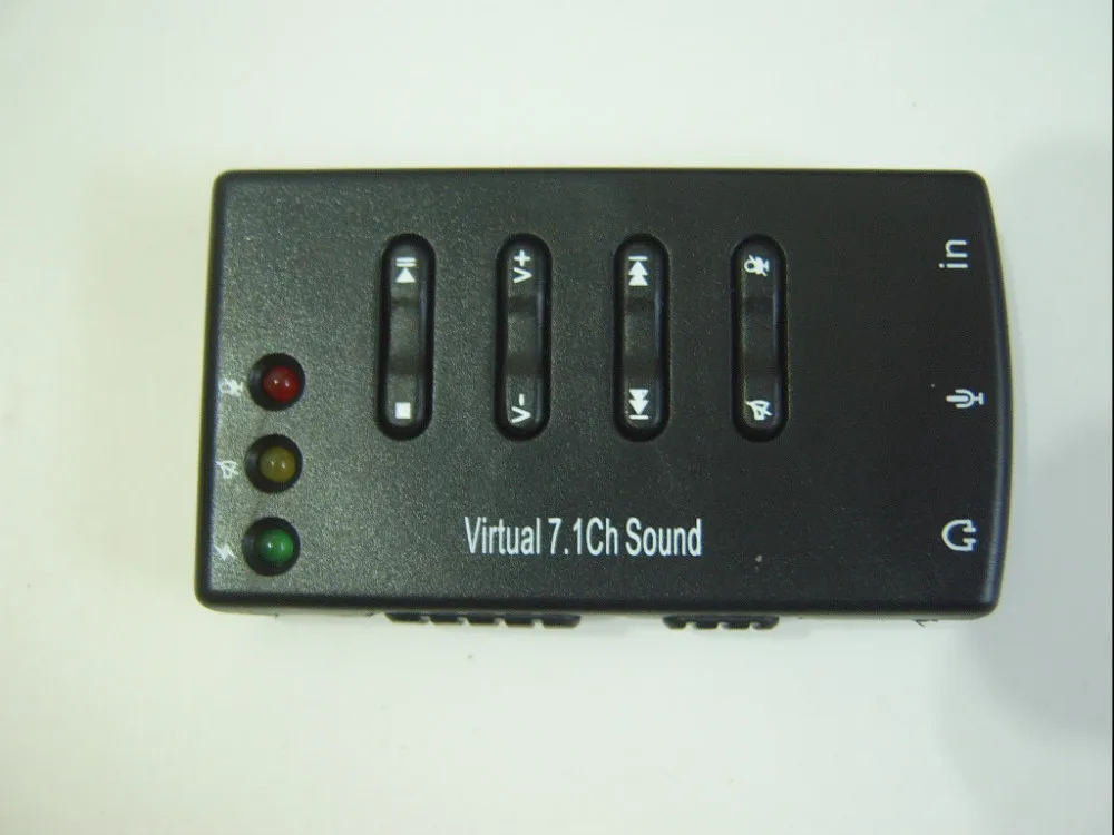 Внешний USB 2.0 Виртуальный 7.1 канала CH 3D звуковой карты конвертер адаптер BK |