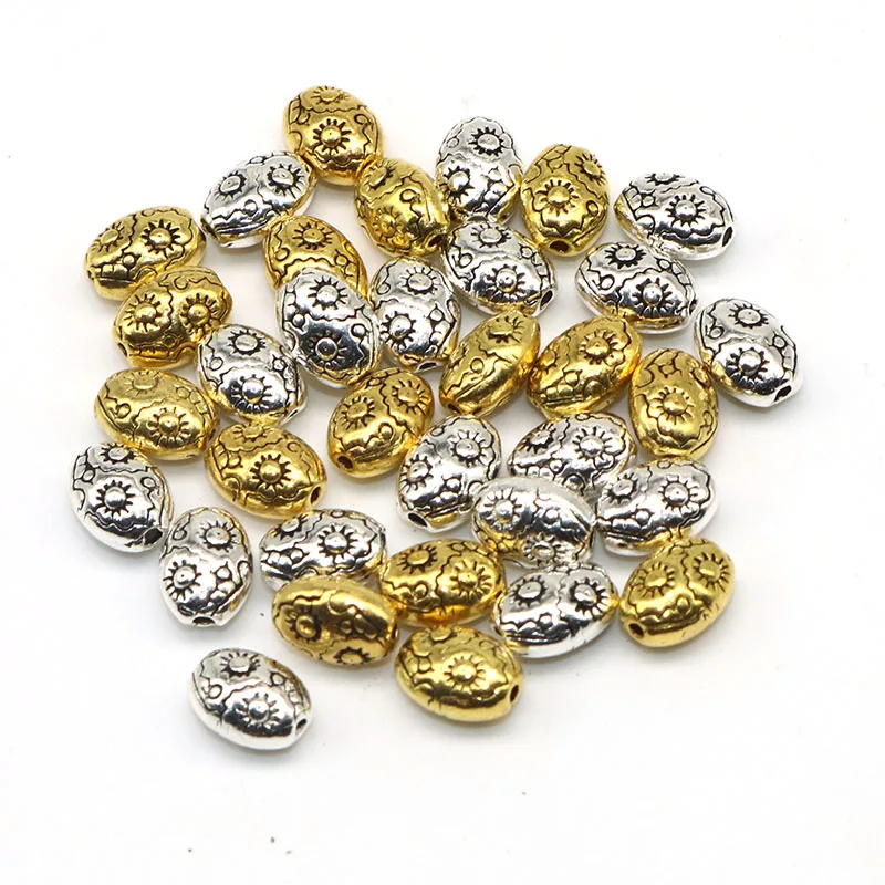 10mm 50pcs/lot Metal Zinc Alloy Beads Pattern Antique Sliver Plated Oval Shape Loose Bead Spacer Beads for DIY Jewelry Making
10mm 50pcs/lot Metal Zinc Alloy Beads Pattern Antique Sliver Plated Oval Shape Loose Bead Spacer Beads for DIY Jewelry Making