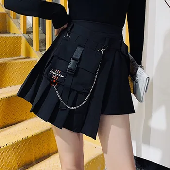 LMCAVASUN M-4XL Gothic Punk Harajuku Women Casual Cool Chic Preppy Style Pleate Black Female Fashion Shorts Skirts
LMCAVASUN M-4XL Gothic Punk Harajuku Women Casual Cool Chic Preppy Style Pleate Black Female Fashion Shorts Skirts