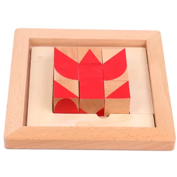 Children Brain Square Desktop Game Square 3D Solid Wooden Children Early Education Toys
Children Brain Square Desktop Game Square 3D Solid Wooden Children Early Education Toys