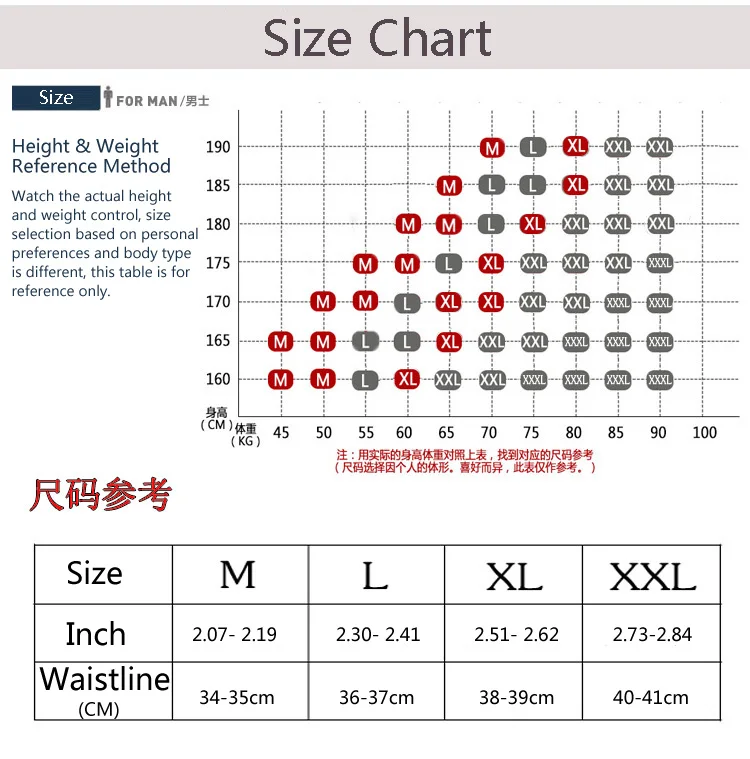 Nose Size Chart