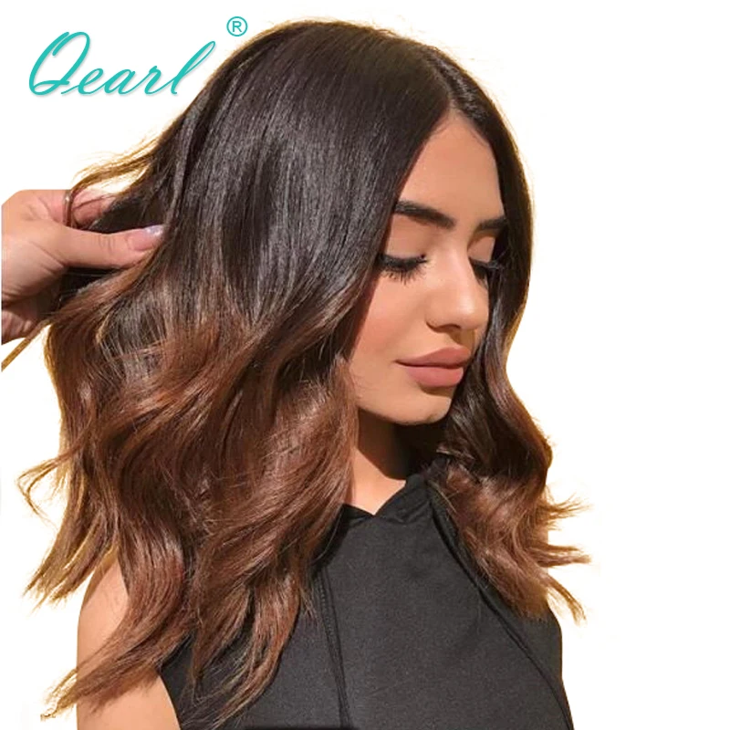 Qearl Ombre 1B/30 Brazilian Remy Real Human Hair Lace Front Wigs for Women With Baby Hair Middle Part Pre Plucked Hairline 130%
Qearl Ombre 1B/30 Brazilian Remy Real Human Hair Lace Front Wigs for Women With Baby Hair Middle Part Pre Plucked Hairline 130%