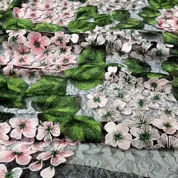 Green Color 3D Lace Fabric High Quality African Net Lace Fabric 2017 Hot Selling French Style 3D Mesh Fabric For Party
Green Color 3D Lace Fabric High Quality African Net Lace Fabric 2017 Hot Selling French Style 3D Mesh Fabric For Party