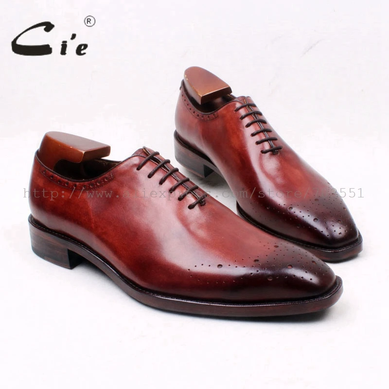 cie Square Toe Whole Cut Patina Brown Lace-Up100%Genuine Calf Leather Bottom Outsole Breathable Men's Dress Shoe Oxfords OX663
cie Square Toe Whole Cut Patina Brown Lace-Up100%Genuine Calf Leather Bottom Outsole Breathable Men's Dress Shoe Oxfords OX663