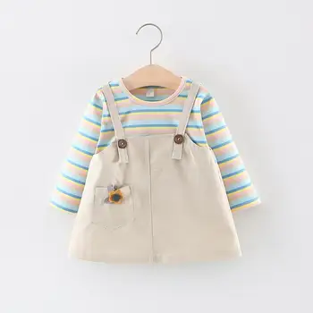 2019 Autumn Baby Girls Long Sleeve Patchwork Striped Print Casual Dress Kids Infant Dresses vestidos
2019 Autumn Baby Girls Long Sleeve Patchwork Striped Print Casual Dress Kids Infant Dresses vestidos