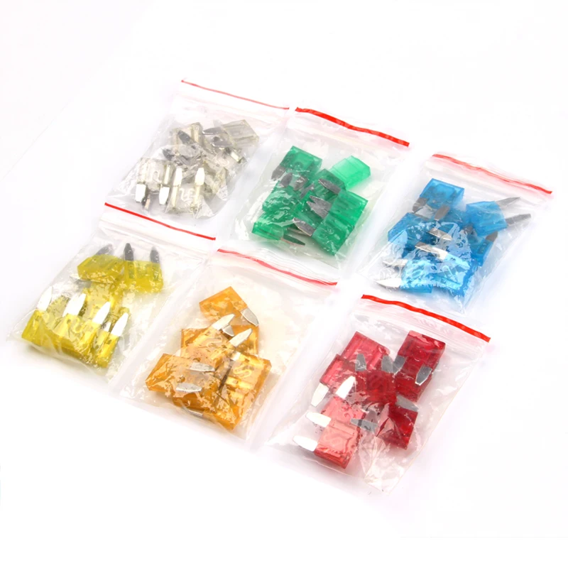 60/30PCS 5A/10A/15A/20A/25/30A Small Car Fuses Set Mixed Mini Standard Blade Fuse for Auto Truck Automotive Boat Accessories
60/30PCS 5A/10A/15A/20A/25/30A Small Car Fuses Set Mixed Mini Standard Blade Fuse for Auto Truck Automotive Boat Accessories
