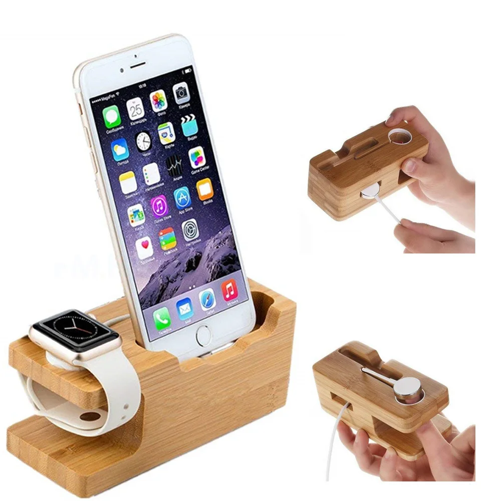 MIJOBS Bamboo Wood Charging Dock Station for Mobile Phone Holder Wooden Stand Base for Apple Watch and For iPhone X 8 7 Samsung
MIJOBS Bamboo Wood Charging Dock Station for Mobile Phone Holder Wooden Stand Base for Apple Watch and For iPhone X 8 7 Samsung