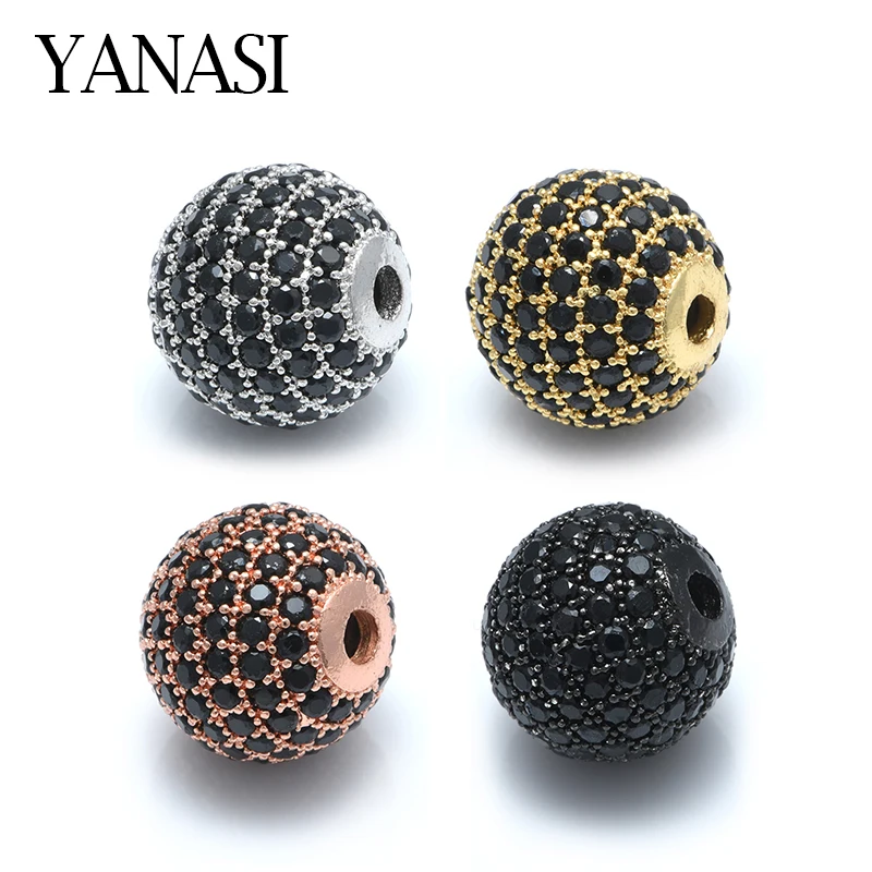 Round Beads For Jewelry Making Ball Beads Copper Metal Zircon DIY Woman Man Bracelets Necklace Gift
Round Beads For Jewelry Making Ball Beads Copper Metal Zircon DIY Woman Man Bracelets Necklace Gift
