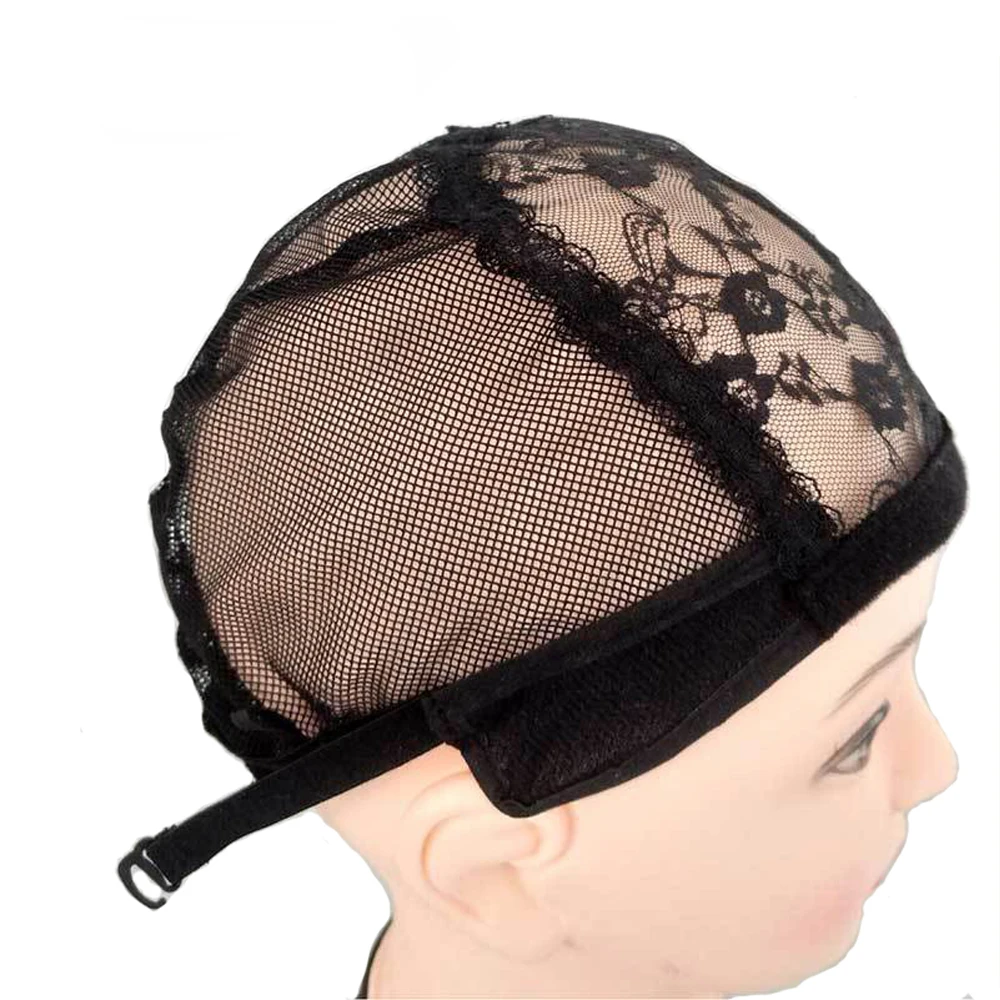 High quality lace wig cap for making wigs with adjustable strap on the back weaving cap black glueless wig caps
High quality lace wig cap for making wigs with adjustable strap on the back weaving cap black glueless wig caps