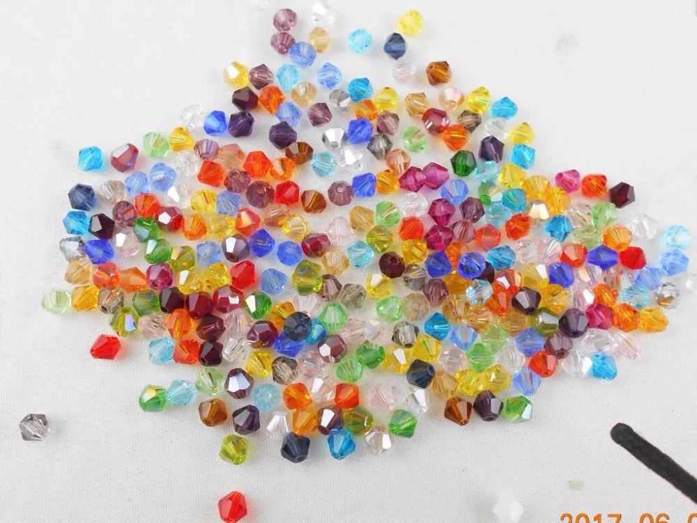 Mixed color 4mm Glass Crystals Loose Faceted Bicone Beads for DIY Bracelet Necklace Jewelry Making Free Shipping
Mixed color 4mm Glass Crystals Loose Faceted Bicone Beads for DIY Bracelet Necklace Jewelry Making Free Shipping