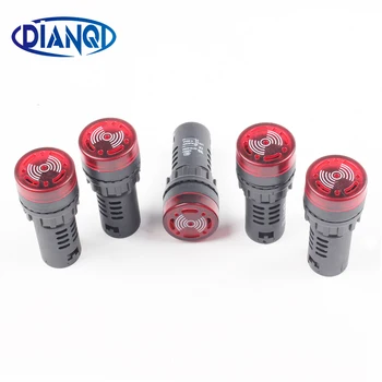 Free Shipping 1pc colorful AD16-22SM 12V 24V 110V 220V 22mm Flash Signal Light Red LED Active Buzzer Beep Alarm Indicator
Free Shipping 1pc colorful AD16-22SM 12V 24V 110V 220V 22mm Flash Signal Light Red LED Active Buzzer Beep Alarm Indicator