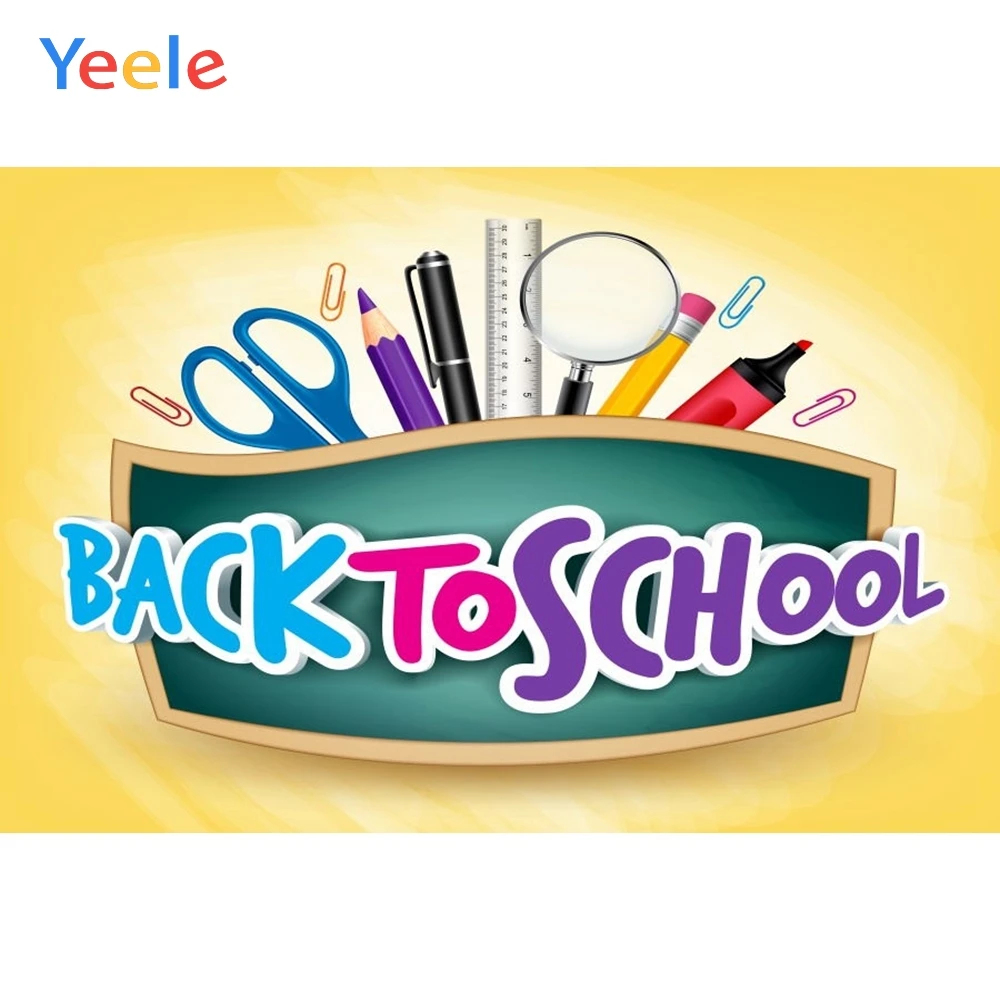 Yeele Children Back To School Party Photography Backdrop Pen Book Study Learn Yellow Photographic Background For Photo Studio
Yeele Children Back To School Party Photography Backdrop Pen Book Study Learn Yellow Photographic Background For Photo Studio