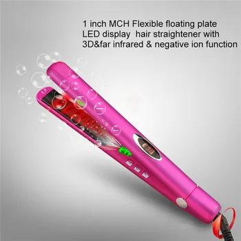 Ions Straightening Irons Temperature Ajustable Styling Tools LED Professional Hair Straightener Rapid Heating
Ions Straightening Irons Temperature Ajustable Styling Tools LED Professional Hair Straightener Rapid Heating