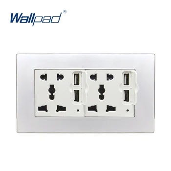 Double USB With 5 Pin MF Socket Wallpad Luxury Wall Outlet Acrylic Panel 146*86mm Wall Power Outlet
Double USB With 5 Pin MF Socket Wallpad Luxury Wall Outlet Acrylic Panel 146*86mm Wall Power Outlet