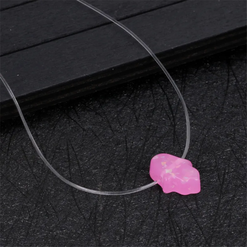 Red Blue White Opal Hamsa Necklace Hand Fatima Pendant Necklace Transparent Chain Choker Women Jewelry Collier 2018 Fashion Gift
Red Blue White Opal Hamsa Necklace Hand Fatima Pendant Necklace Transparent Chain Choker Women Jewelry Collier 2018 Fashion Gift