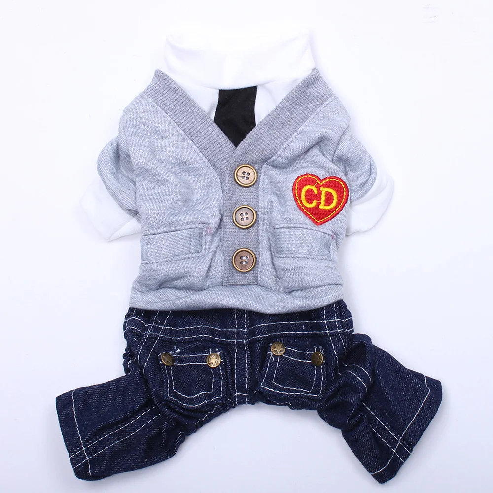 Boy Dog Pet Coat Jacket Jumpsuit Pet Puppy Pants School Style Design Autumn Apparel 4 sizes
Boy Dog Pet Coat Jacket Jumpsuit Pet Puppy Pants School Style Design Autumn Apparel 4 sizes