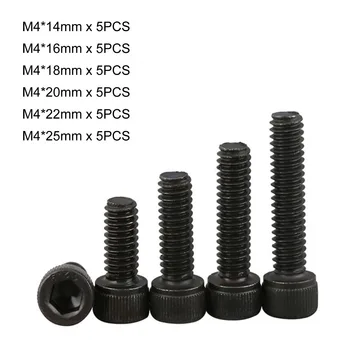 30Pcs DIN912 M4 FT PT Socket Cap Screws Allen Bolts Kit High Tensile Grade12.9 Length14 16 18 20 22 25mm
30Pcs DIN912 M4 FT PT Socket Cap Screws Allen Bolts Kit High Tensile Grade12.9 Length14 16 18 20 22 25mm