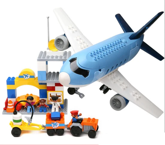 69pcs Children building blocks Plastic model kits airport Aerospace assembled model kids toys
69pcs Children building blocks Plastic model kits airport Aerospace assembled model kids toys