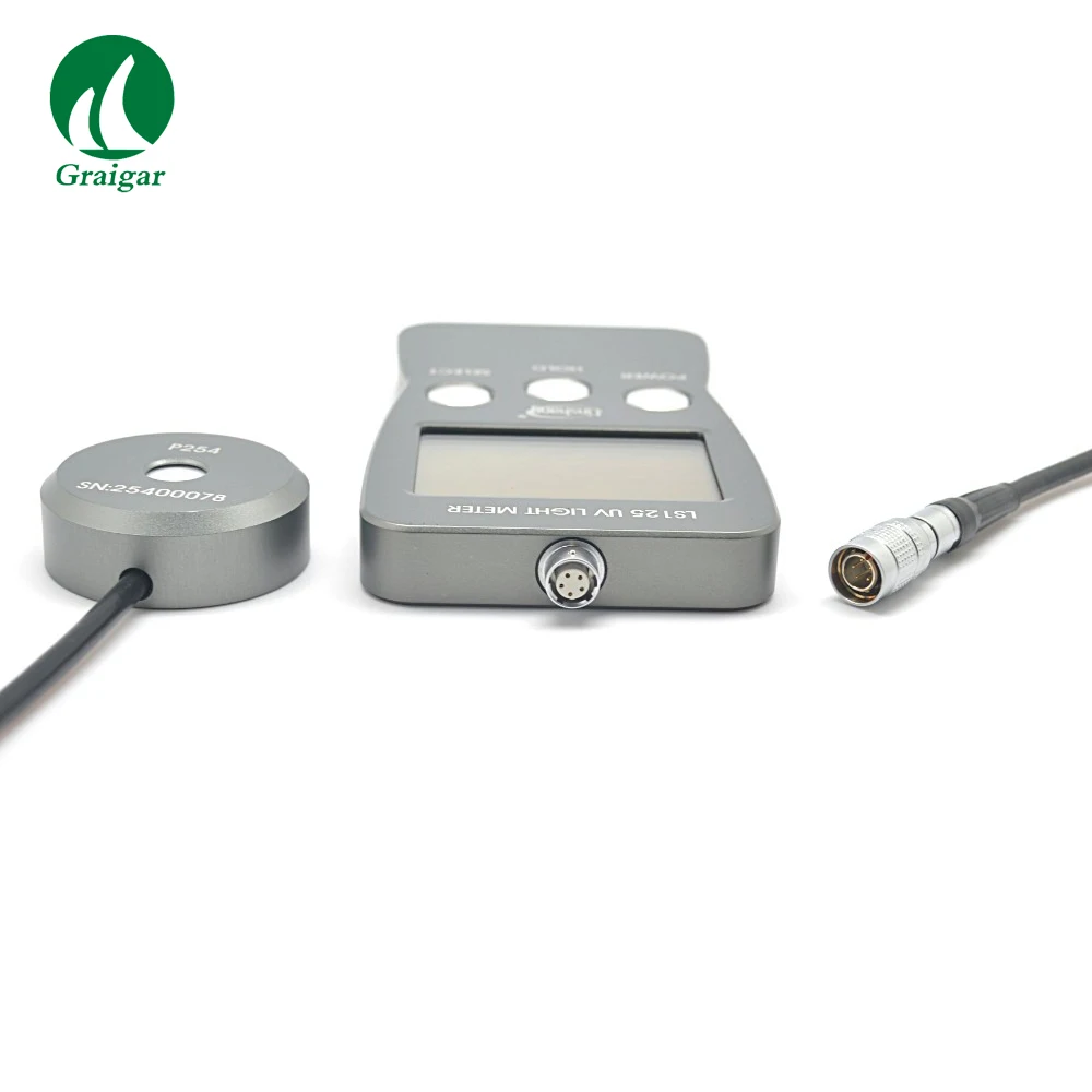 Lingshang P254 UV probe sensor LS125 Ultraviolet Intesity Meter Test 254nm UVC For UV Germicidal Disinfection Sterlization Lamp
Lingshang P254 UV probe sensor LS125 Ultraviolet Intesity Meter Test 254nm UVC For UV Germicidal Disinfection Sterlization Lamp