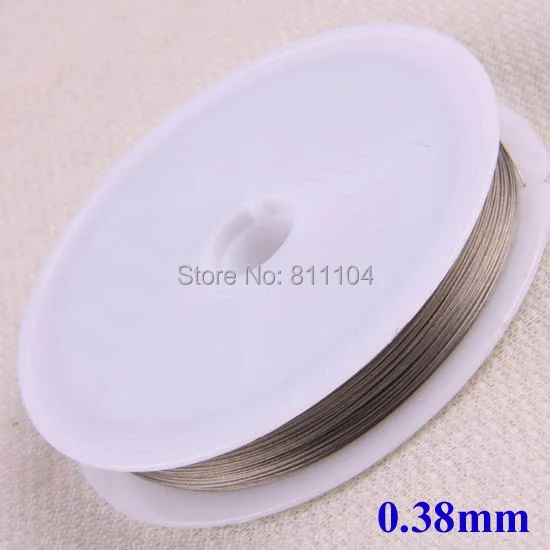0.38mm Tiger Tail Beading Wire Jewerly Cord Nylon Coated Stainless Steel Wire String 100M Jewelry Making 20 Rolls/lot
0.38mm Tiger Tail Beading Wire Jewerly Cord Nylon Coated Stainless Steel Wire String 100M Jewelry Making 20 Rolls/lot