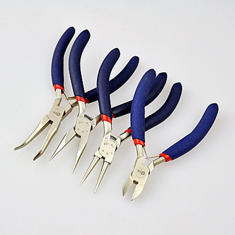 Jewelry Pliers Ferronickel Carbon-Hardened Steel Side Cutting Round/Bent/Long Chain Nose Pliers DIY Jewelry Tools 125x70~80x10mm
Jewelry Pliers Ferronickel Carbon-Hardened Steel Side Cutting Round/Bent/Long Chain Nose Pliers DIY Jewelry Tools 125x70~80x10mm