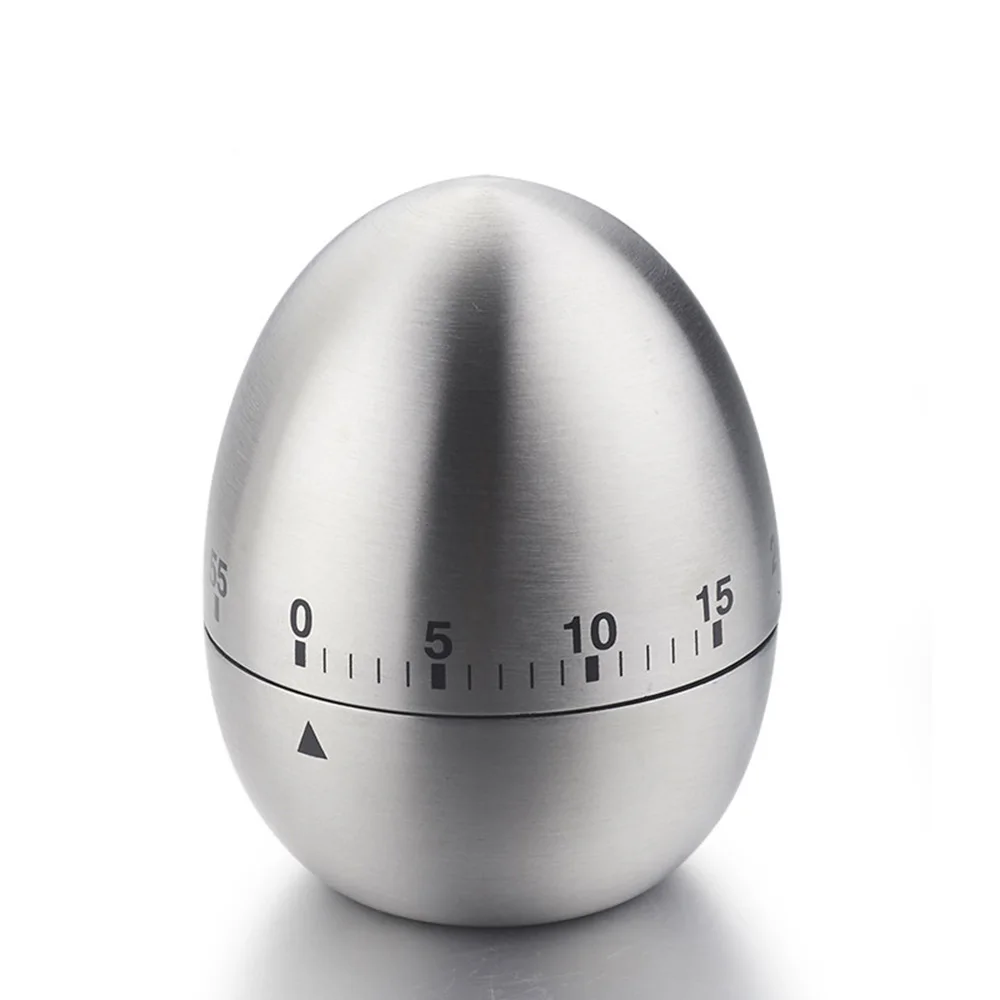 Kitchen Supplies Stainless Steel Egg Clock Kitchen Timer Alarm Count Up Down Clock 60 Minute Countdown Cooking TimerKC1366
Kitchen Supplies Stainless Steel Egg Clock Kitchen Timer Alarm Count Up Down Clock 60 Minute Countdown Cooking TimerKC1366